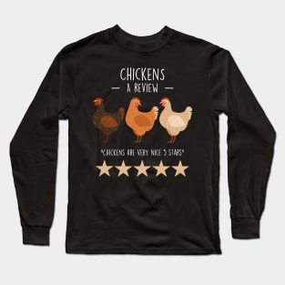 Chicken Review Long Sleeve T-Shirt